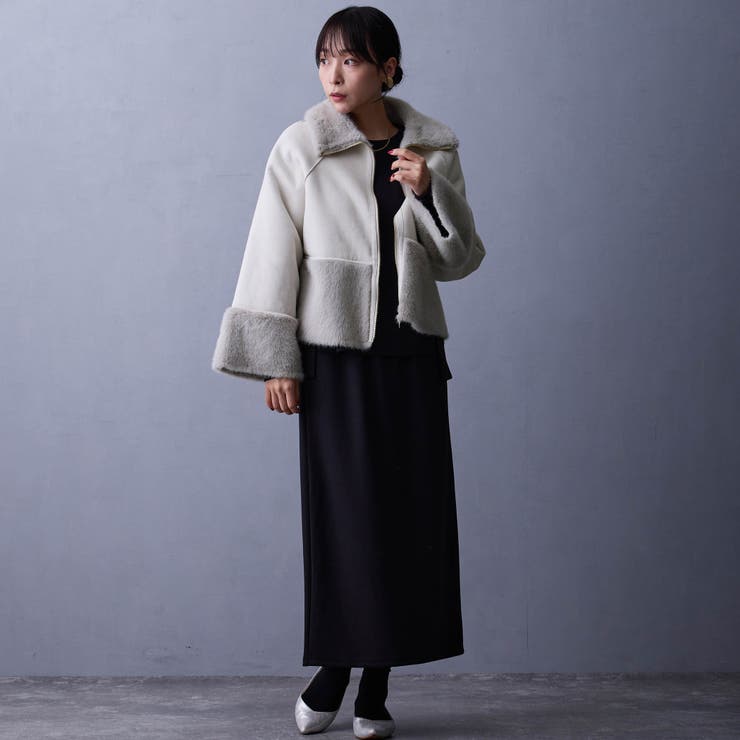 フェイクムートンブルゾン | NICOLE | 詳細画像10 