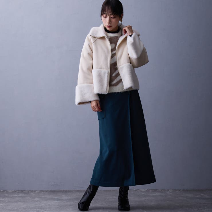 フェイクムートンブルゾン | NICOLE | 詳細画像11 