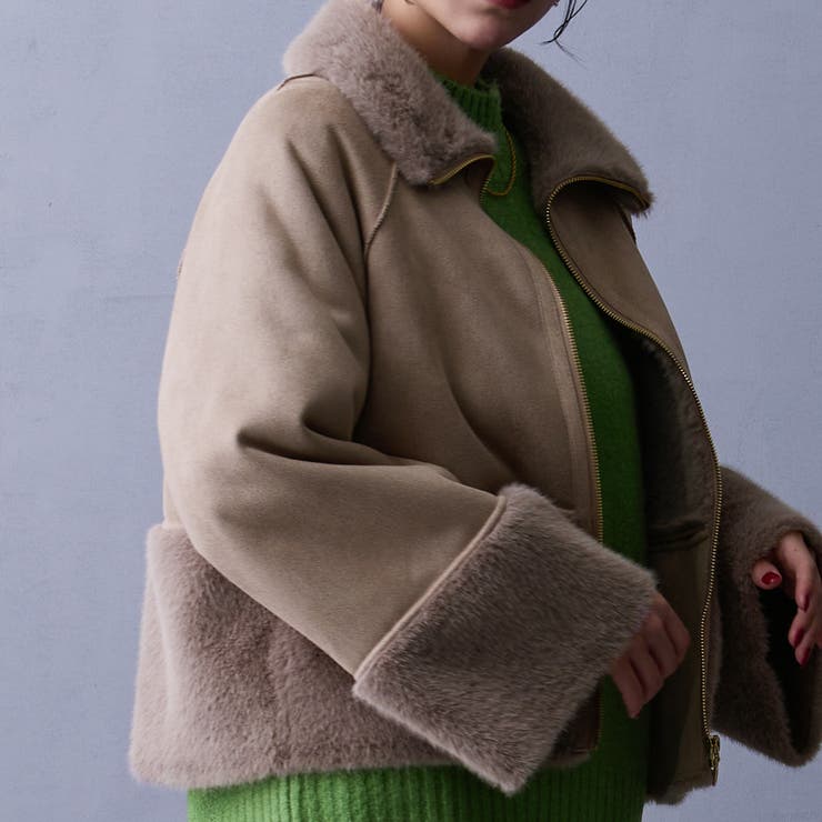 フェイクムートンブルゾン | NICOLE | 詳細画像4 