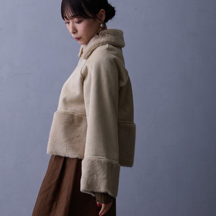 フェイクムートンブルゾン | NICOLE | 詳細画像6 