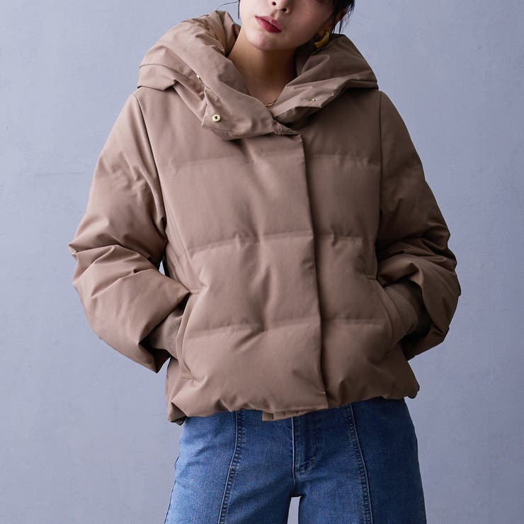 13ブラウン | シームレスダウンブルゾン | NICOLE