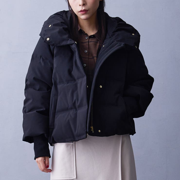 49ブラック | シームレスダウンブルゾン | NICOLE