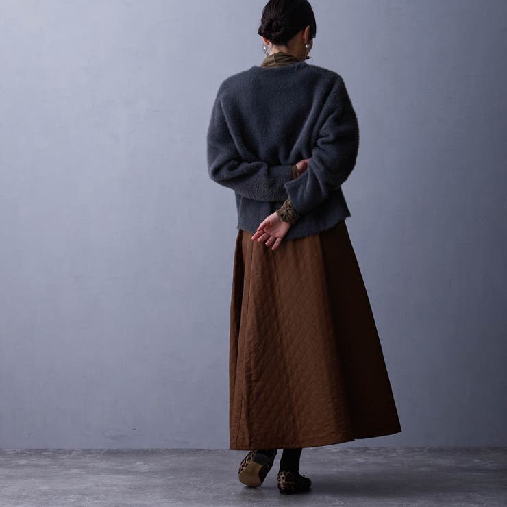 シャギーZIPカーディガン | NICOLE | 詳細画像12 