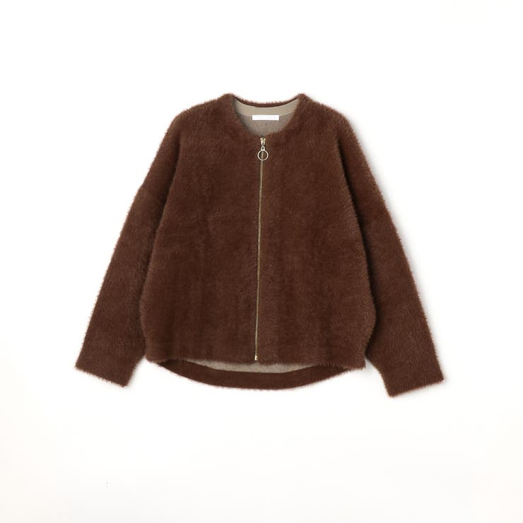 シャギーZIPカーディガン | NICOLE | 詳細画像14 