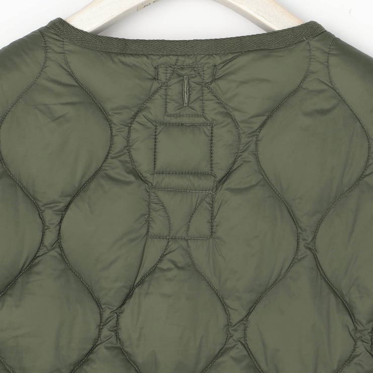 【TAION】ミリタリークルーネックダウンベスト | NICOLE | 詳細画像4 