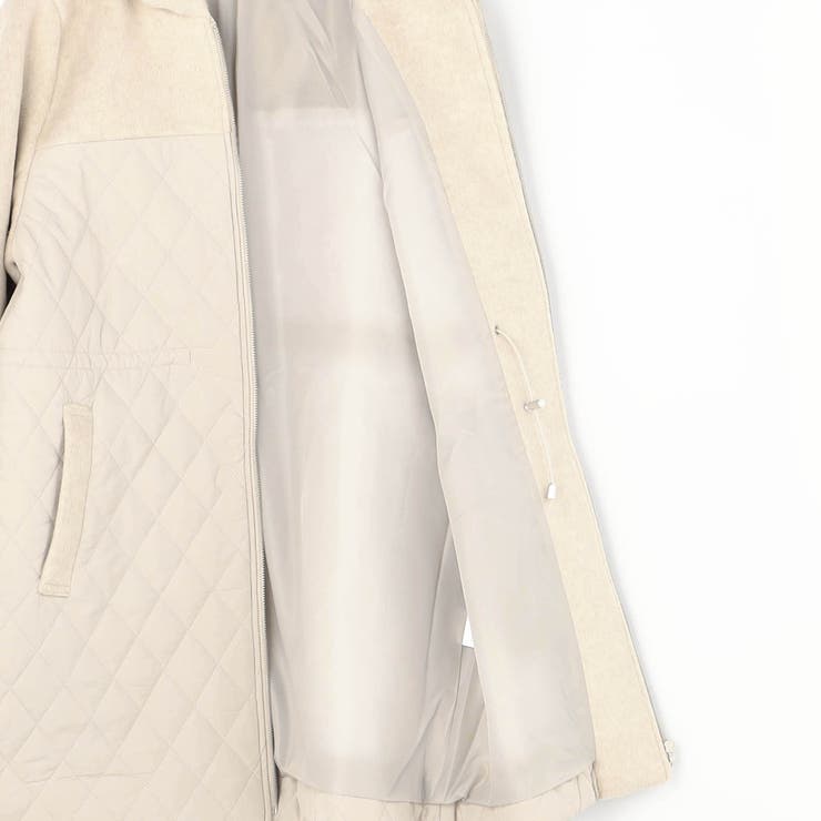 モッサ×キルト切り替えZIPフードコート | NICOLE | 詳細画像7 