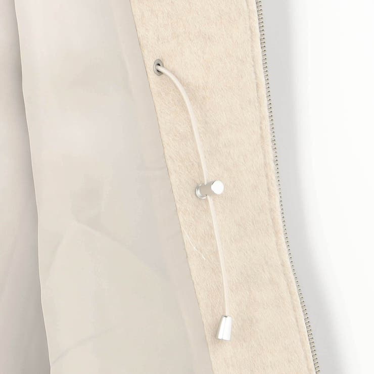 モッサ×キルト切り替えZIPフードコート | NICOLE | 詳細画像8 