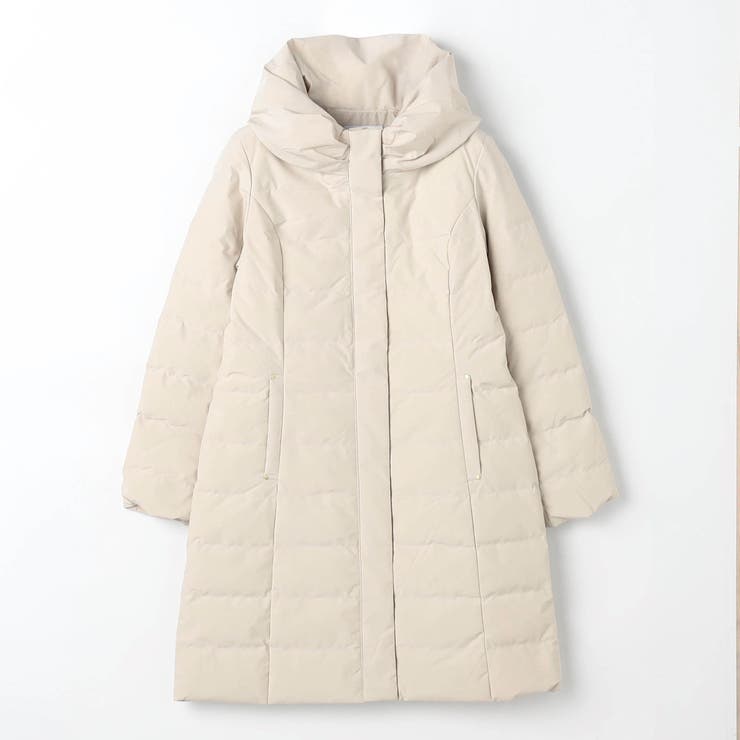 24クリーム | ロング丈ダウンコート | NICOLE