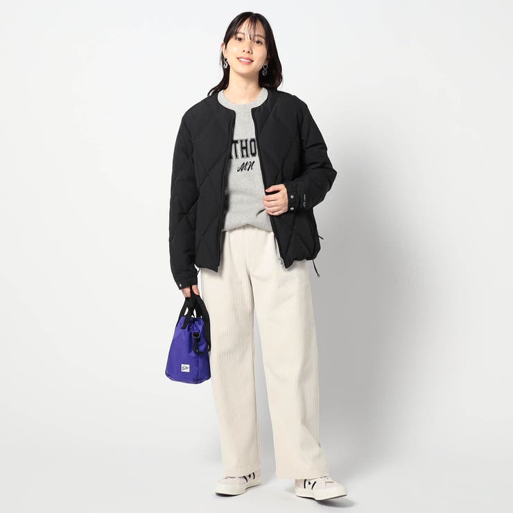 【YDOT別注】ノーカラーダウンブルゾン | NICOLE | 詳細画像2 