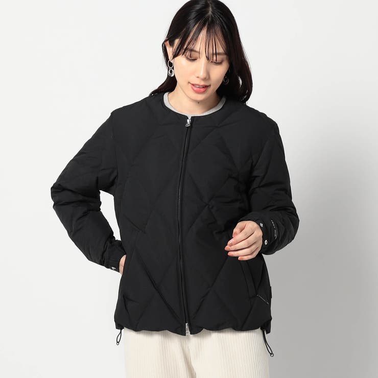 【YDOT別注】ノーカラーダウンブルゾン | NICOLE | 詳細画像3 