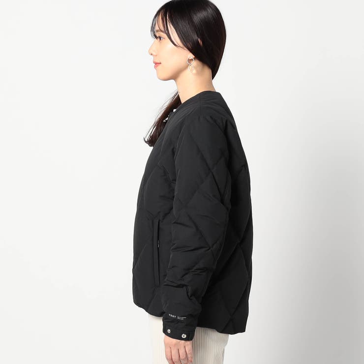 【YDOT別注】ノーカラーダウンブルゾン | NICOLE | 詳細画像4 