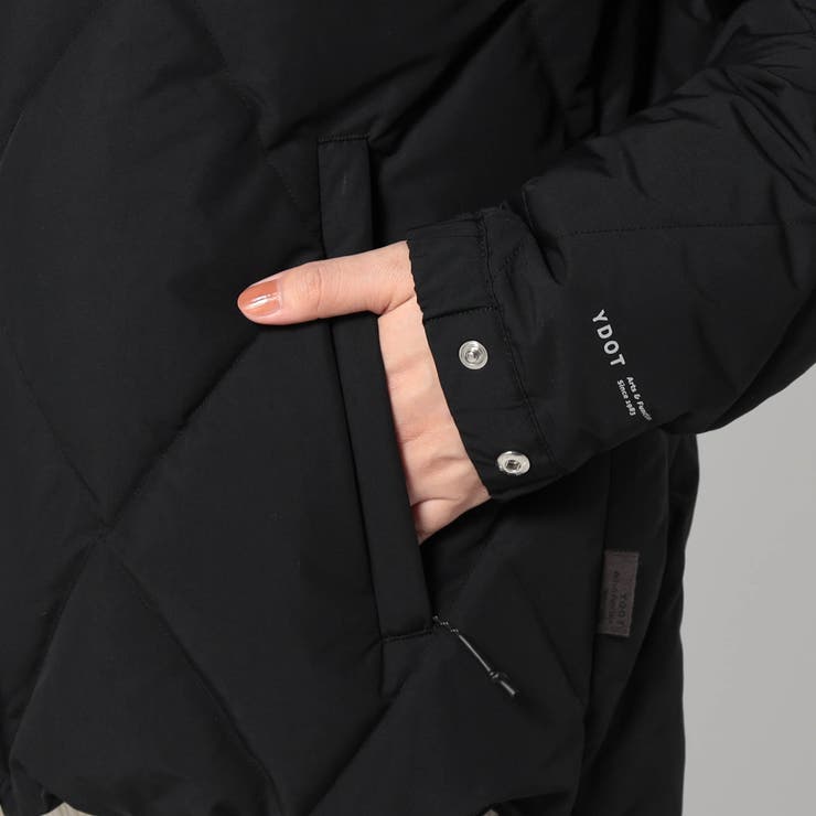 【YDOT別注】ノーカラーダウンブルゾン | NICOLE | 詳細画像8 