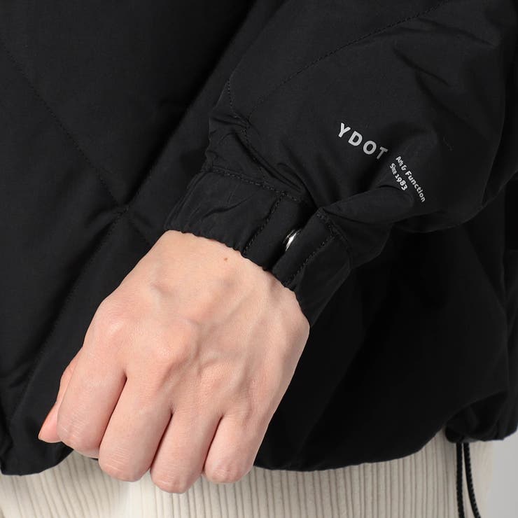 【YDOT別注】ノーカラーダウンブルゾン | NICOLE | 詳細画像9 