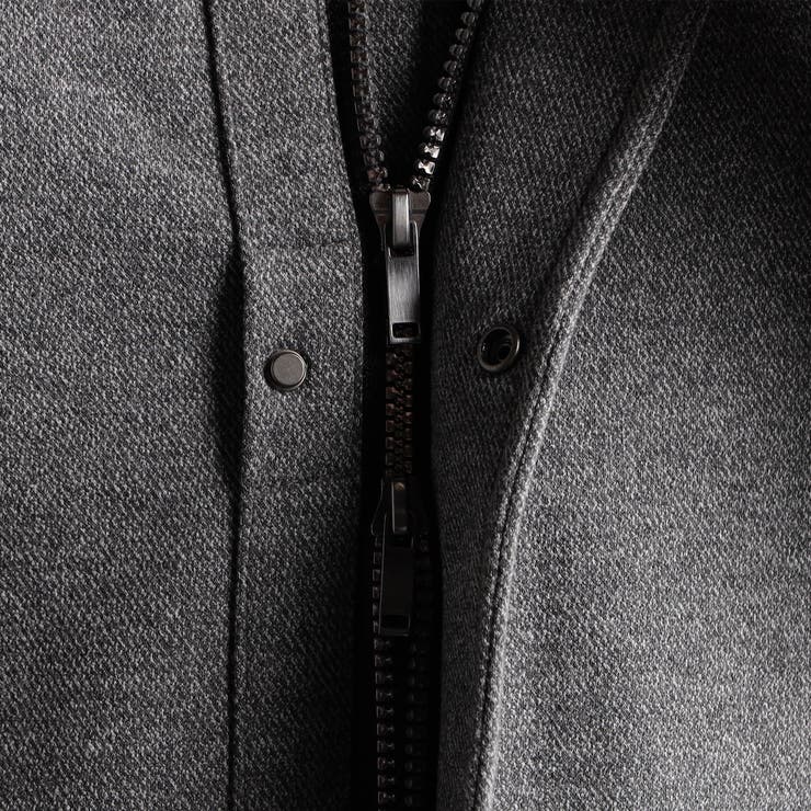 ダブルジャカードニット スタンドカラーコート | NICOLE | 詳細画像11 