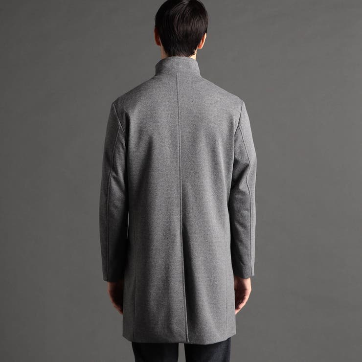 ダブルジャカードニット スタンドカラーコート | NICOLE | 詳細画像6 