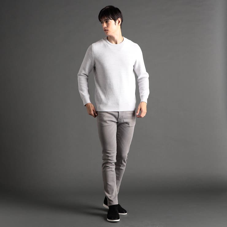 メランジベロア クルーネックニット | NICOLE | 詳細画像2 