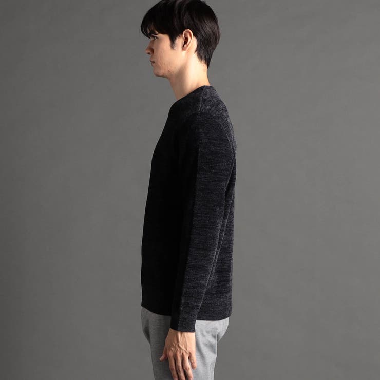 メランジベロア クルーネックニット | NICOLE | 詳細画像5 