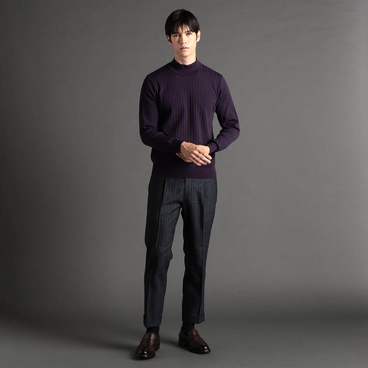 ワイドリブ モックネックニット | NICOLE | 詳細画像4 