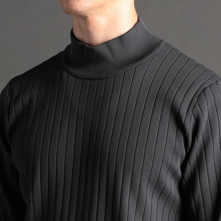 ワイドリブ モックネックニット | NICOLE | 詳細画像7 