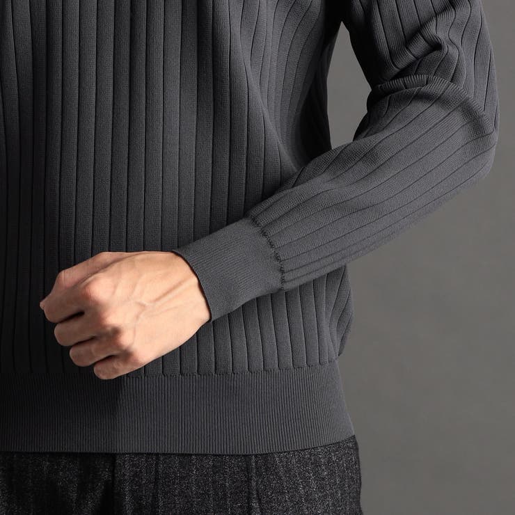 ワイドリブ モックネックニット | NICOLE | 詳細画像8 