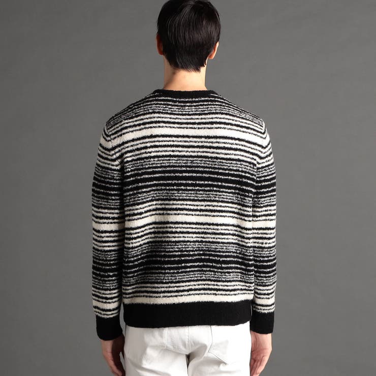 グラデーションボーダー クルーネックニット | NICOLE | 詳細画像5 