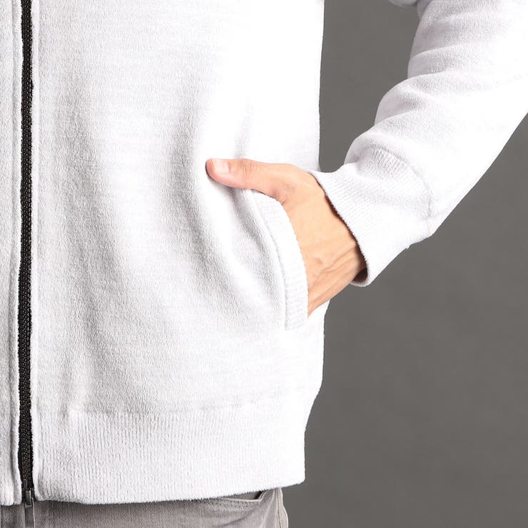 メランジベロア ニットフーディ | NICOLE | 詳細画像10 