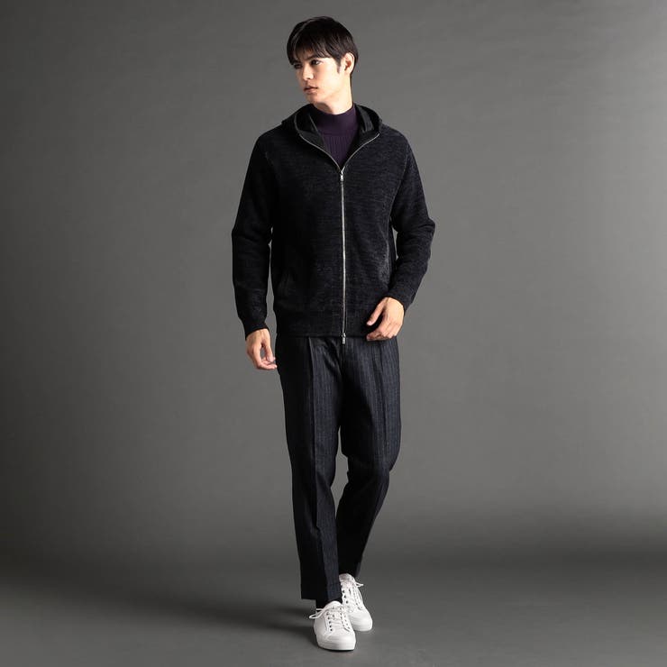 メランジベロア ニットフーディ | NICOLE | 詳細画像3 