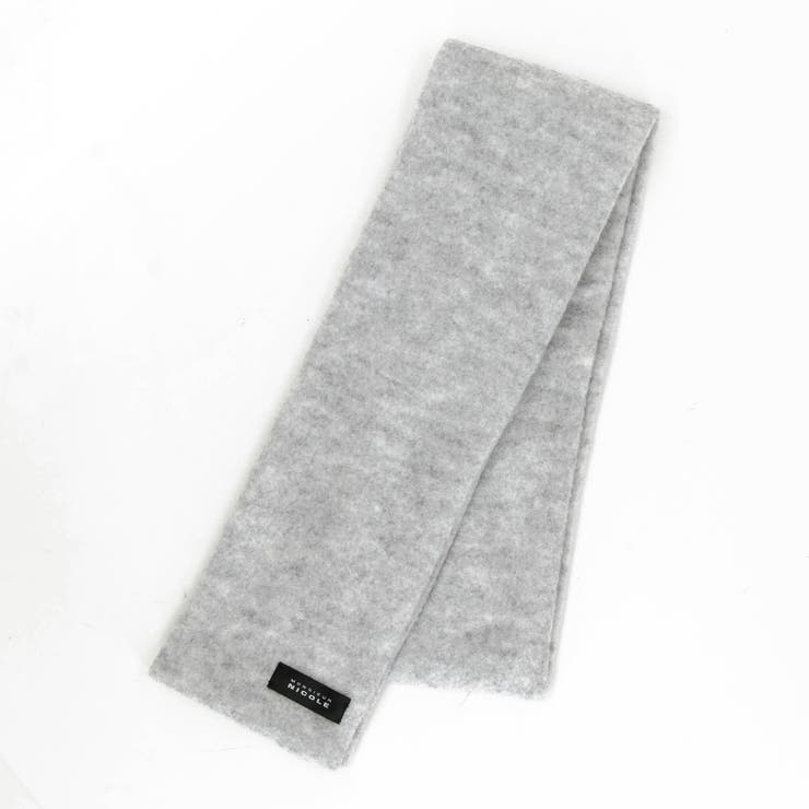 19ライトグレー | バルキーニット ネックウォーマー | NICOLE