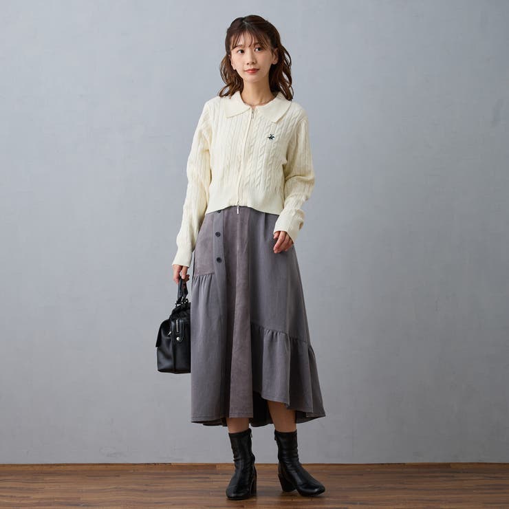 クレイジーカットフレアスカート | NICOLE | 詳細画像2 