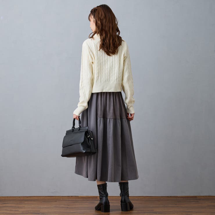 クレイジーカットフレアスカート | NICOLE | 詳細画像4 
