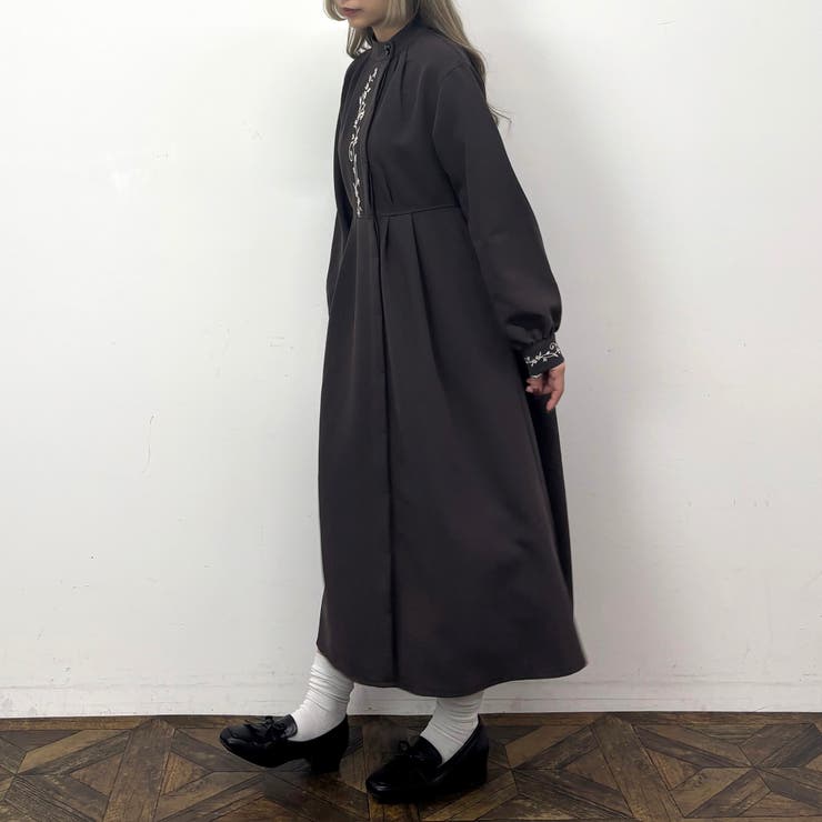 オリエンタル刺繍ワンピース | NICOLE | 詳細画像4 