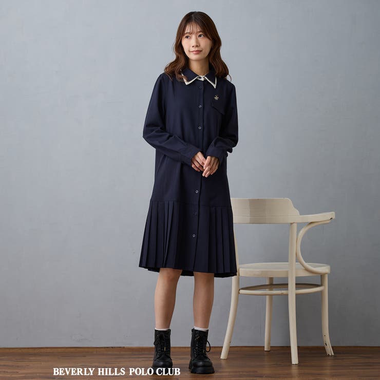 ダブルカラープリーツワンピース | NICOLE | 詳細画像1 