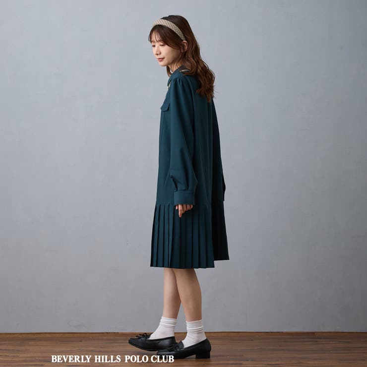 ダブルカラープリーツワンピース | NICOLE | 詳細画像10 