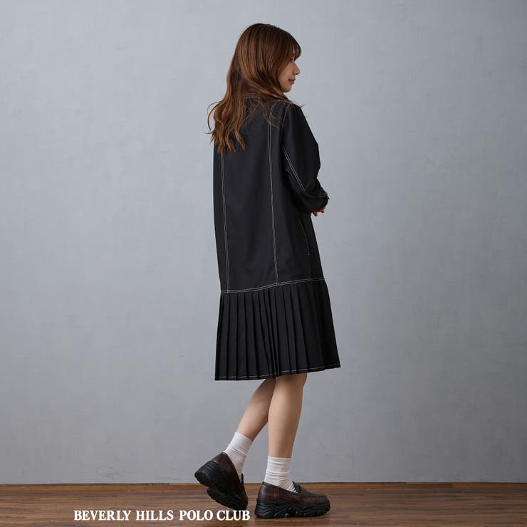 ダブルカラープリーツワンピース | NICOLE | 詳細画像15 