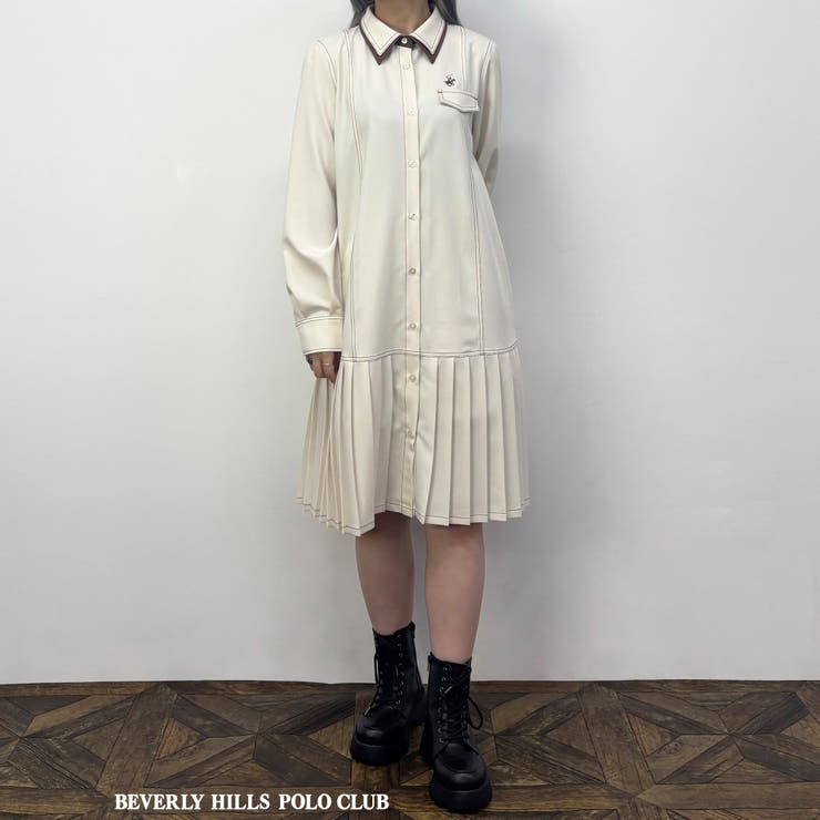 ダブルカラープリーツワンピース | NICOLE | 詳細画像5 