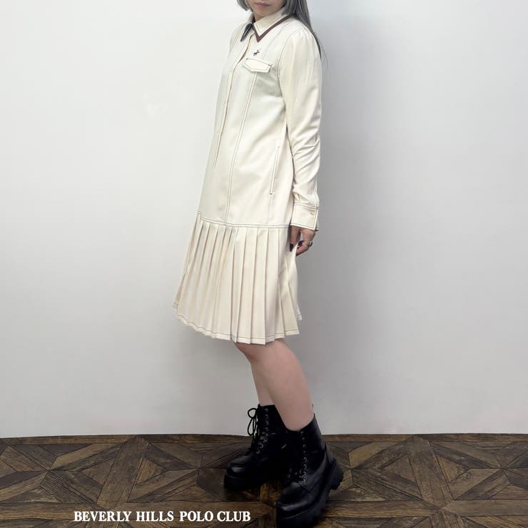 ダブルカラープリーツワンピース | NICOLE | 詳細画像6 