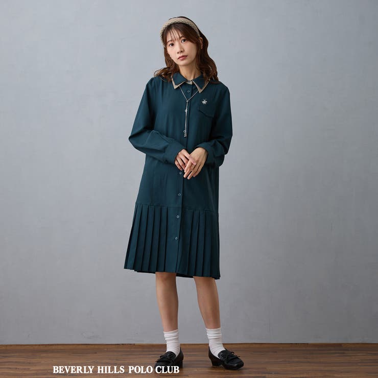 ダブルカラープリーツワンピース | NICOLE | 詳細画像8 