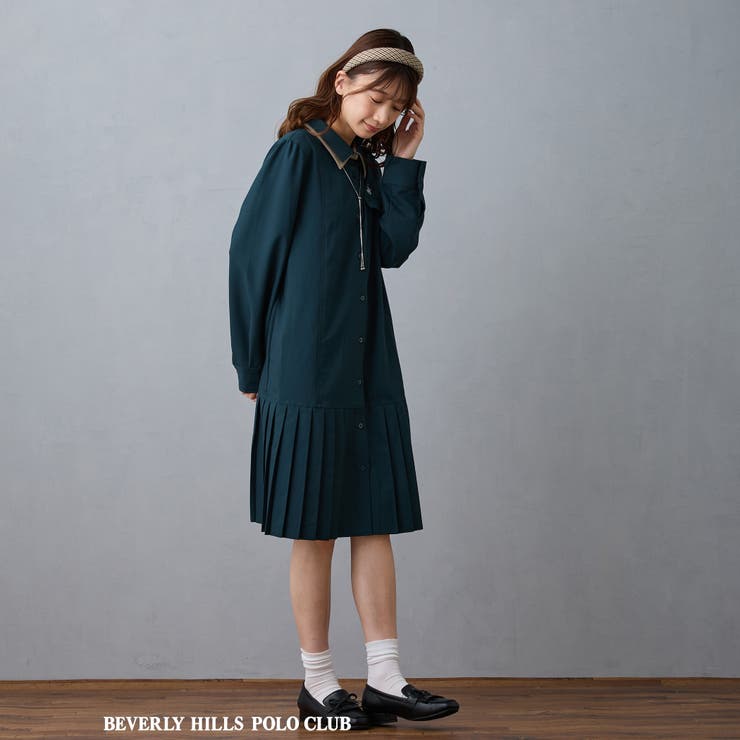 ダブルカラープリーツワンピース | NICOLE | 詳細画像9 