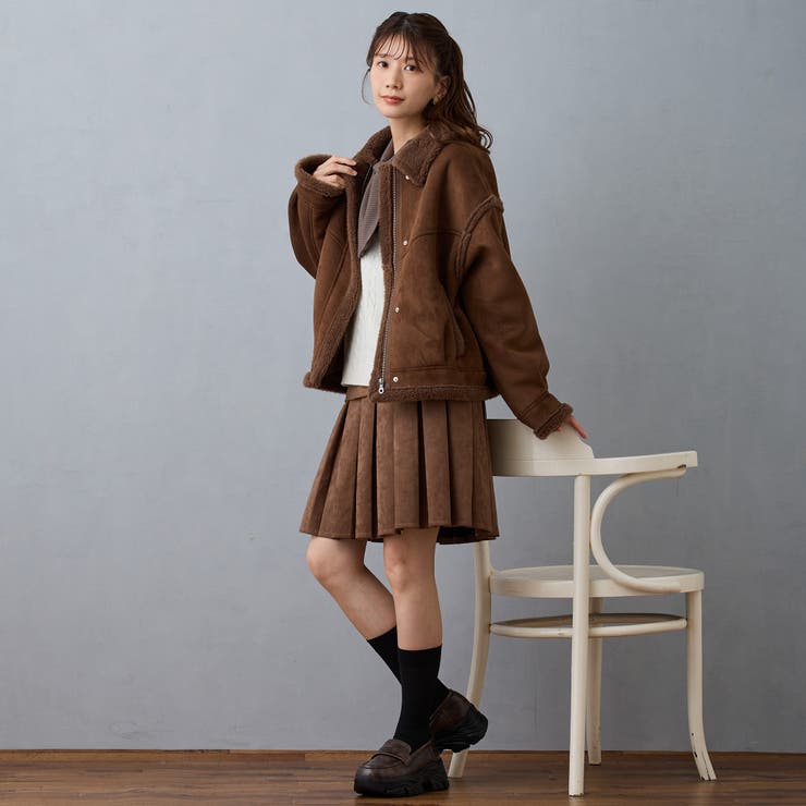 フェイクムートンブルゾン | NICOLE | 詳細画像4 