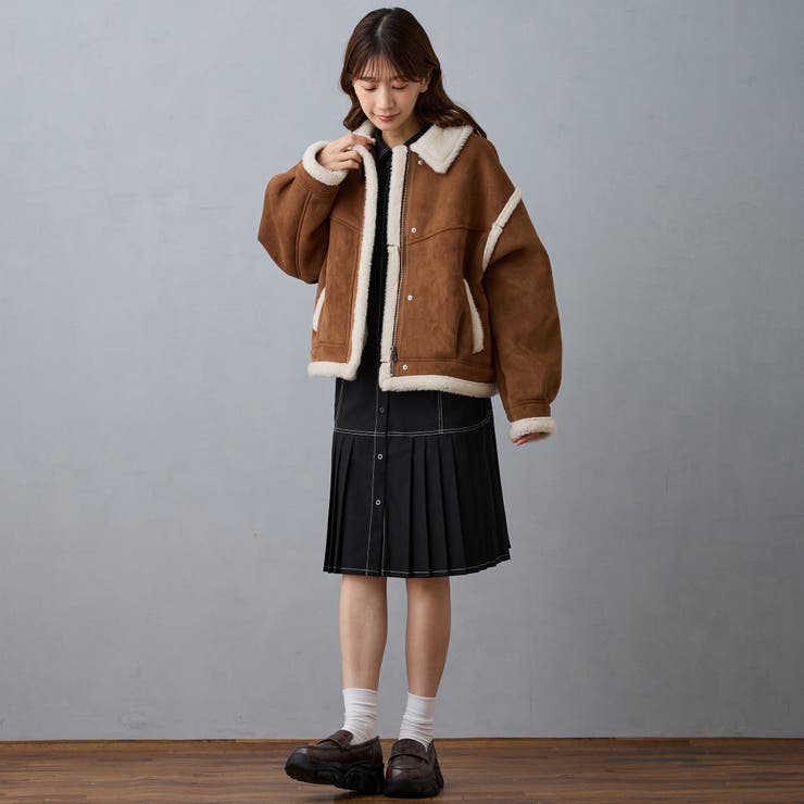 フェイクムートンブルゾン | NICOLE | 詳細画像9 