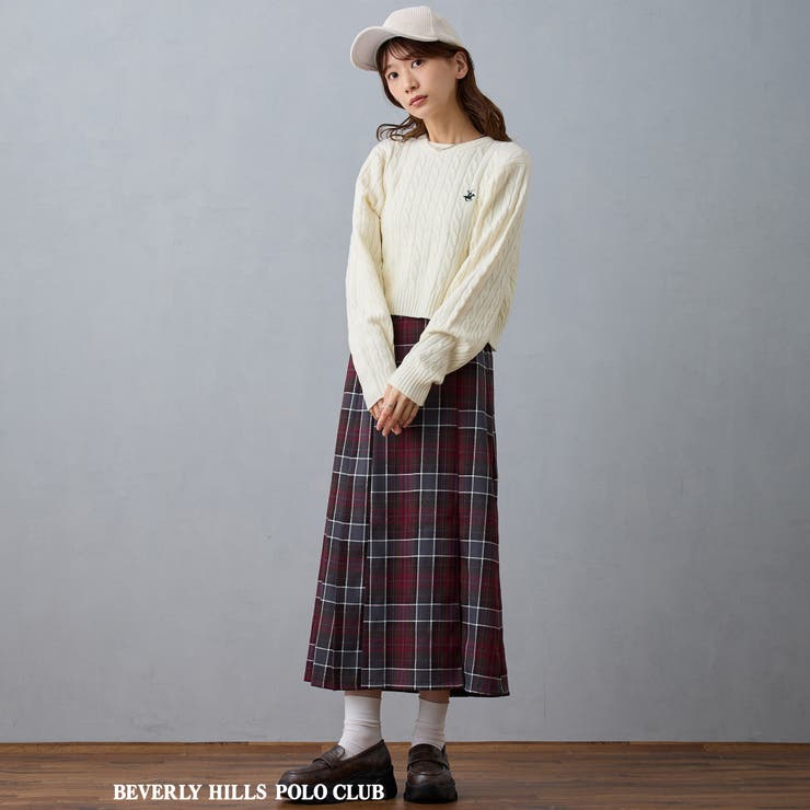 【BEVERLY HILLS POLO CLUB】ケーブル編みニット | NICOLE | 詳細画像15 