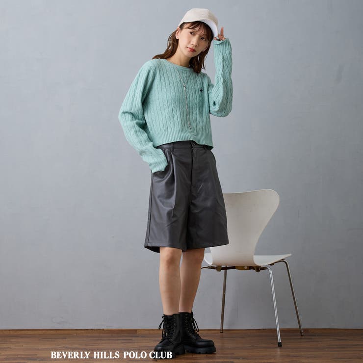 【BEVERLY HILLS POLO CLUB】ケーブル編みニット | NICOLE | 詳細画像19 