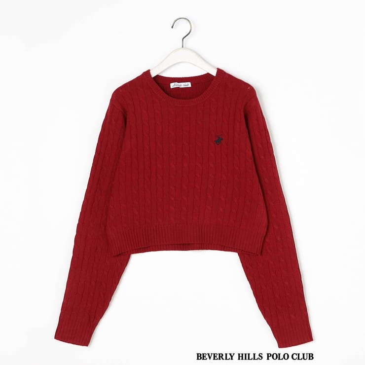 【BEVERLY HILLS POLO CLUB】ケーブル編みニット | NICOLE | 詳細画像20 