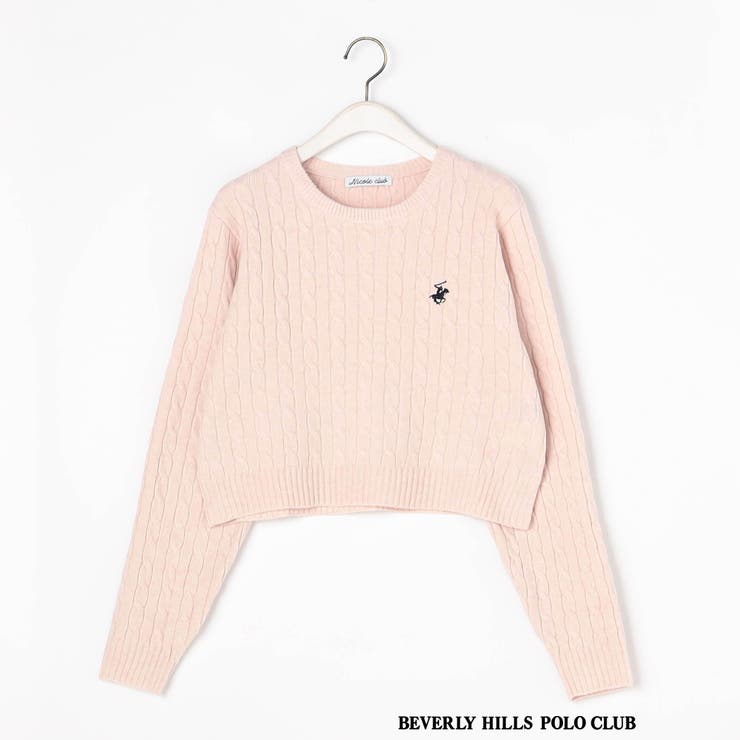 【BEVERLY HILLS POLO CLUB】ケーブル編みニット | NICOLE | 詳細画像21 
