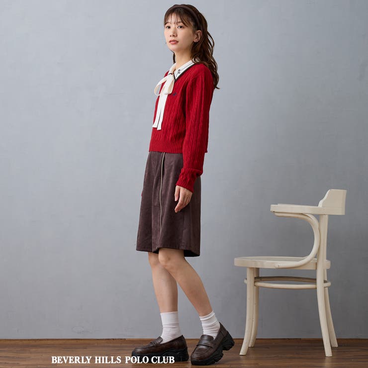 【BEVERLY HILLS POLO CLUB】ケーブル編みニット | NICOLE | 詳細画像4 