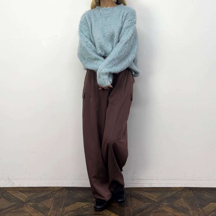 シャギークルーネックプルオーバー | NICOLE | 詳細画像12 