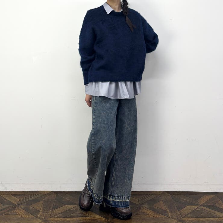 シャギークルーネックプルオーバー | NICOLE | 詳細画像15 