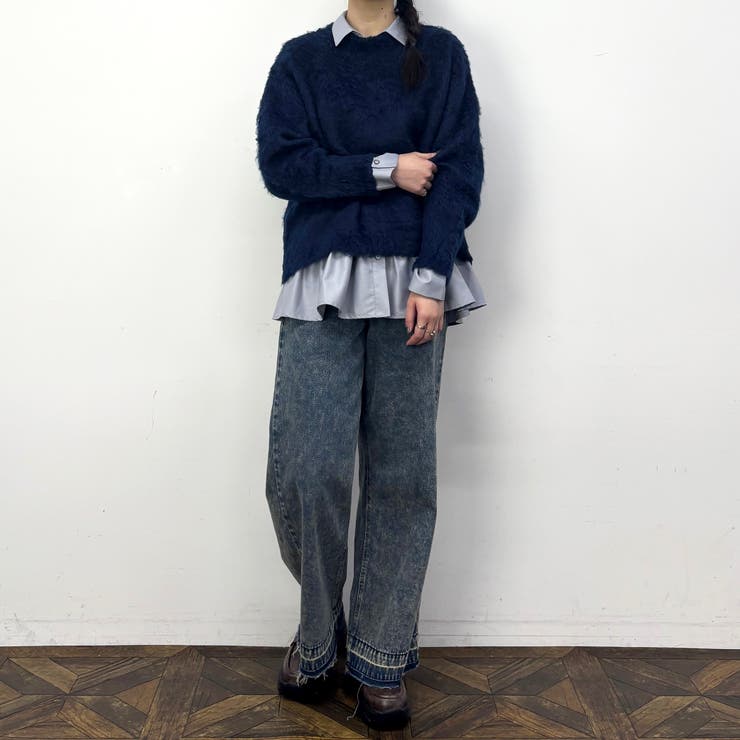 シャギークルーネックプルオーバー | NICOLE | 詳細画像16 