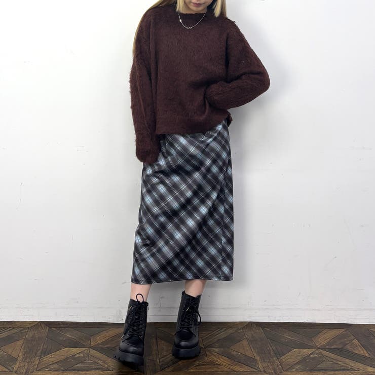 シャギークルーネックプルオーバー | NICOLE | 詳細画像4 