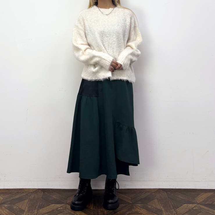 シャギークルーネックプルオーバー | NICOLE | 詳細画像7 